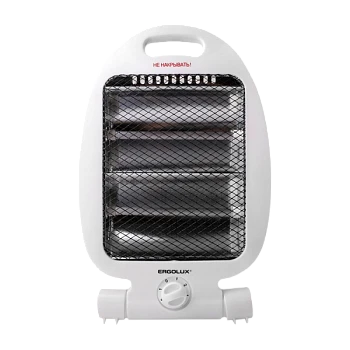 Обогреватель инфракрасный, кварцевый ERGOLUX ELX-QH01-C01 белый 220-240V 500/1000W (1/10)