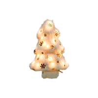 Гирлянда Космос Подвесной светильник Елочка 10LED 12*5.5*18.2см белый теплый (1/20)