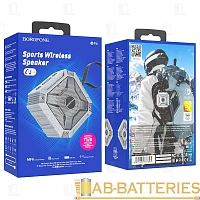 Портативная колонка Borofone BP6 bluetooth 5.0 microSD серый (1/40) 