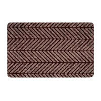Коврик придверный Рыжий кот DM3 50x80см коричневый (1/10)