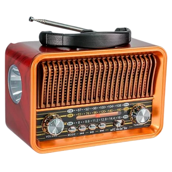 Радиоприемник DEESPI S1211 RE-02 пластик BT/AM/FM/SW/USB/AUX/MicroSD РЕТРО-стиль