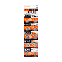 Батарейка Maxell G13/LR1154/LR44/357A/A76 BL10 Alkaline 1.5V (10/200/4000/8000)