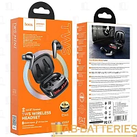 Наушники внутриканальные HOCO ES43 bluetooth 5.0 с микр. черный (1/120)