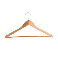 Вешалка-плечики Рыжий кот W2-PA 46-48р с антискользящим покрытием бежевый (1/100)