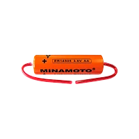 Батарейка Minamoto 14505 Shrink 1 Li-SOCl2 3.6V 2400mAh с выводами (1/38)