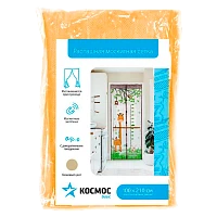 Антимоскитная сетка на дверь Космос KOC-MN-p1 "Веселый Жираф" 100*210см (1/50)