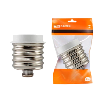 Переходник E40-E27, белый, TDM (SQ0335-1003) /50/200