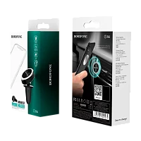 Держатель автомобильный Borofone BH6 в воздуховод магнит серебряный (1/160)