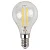 Лампа светодиодная филамент ЭРА P45 E14 5W 2700К 170-265V шар (1/25/50)