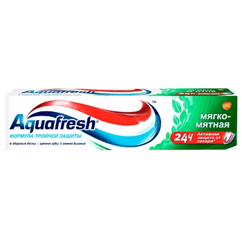 Зубная паста Aquafresh Мягко-Мятная 100мл (1/12)