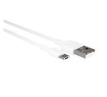 Кабель MORE CHOICE K14m USB (m)-microUSB (m) 3м 2.0A TPE белый (1/24/240)