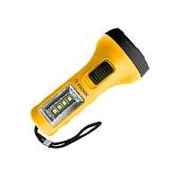 Фонарь универсальный Космос 119B 0.5W 1LED от батареек IP42 2 режима желтый (1/50/200)