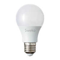 Лампа светодиодная Sweko A60 E27 15W 4000К 230V груша (1/5/100)