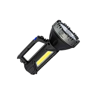 Фонарь прожектор Космос 904Lit 3WLED+3WCOBLED от аккум IP44 6 режимов черный/серый (1/18/36)