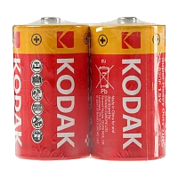 Батарейка Kodak Extra R20 D Shrink 2 Heavy Duty 1.5V (2/24/144/5616)