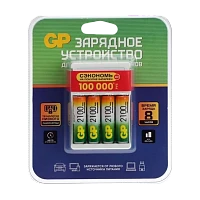 З/У для аккумуляторов GP AA/AAA 4 слота +4AA 2100mAh (1/12)