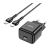 Сетевое З/У HOCO N32 Type-C 30W PD3.0 с кабелем Type-C-Type-C черный (1/13/130)