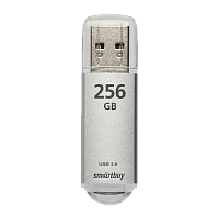 Флеш-накопитель Smartbuy V-Cut 256GB USB3.0 пластик серебряный 