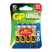 Батарейка GP ULTRA PLUS LR6 AA BL4 Alkaline 1.5V (4/40/320) 