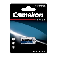 Батарейка Camelion CR123A BL1 Lithium 3V (1/10/200)