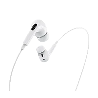 Наушники внутриканальные HOCO M1 PRO с микр. Lightning (m) белый (1/32/192)