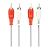 Кабель Smartbuy KA-223 2xRCA (m)-2xRCA (m) 3.0м силикон серый (1/200)