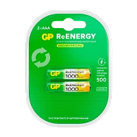 Аккумулятор бытовой GP HR03 AAA BL2 NI-MH 1000mAh в пластиковой упаковке клемшел (2/20/200)