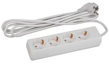 Удлинитель ЭРА U 4р.С/З 16A 5.0м белый