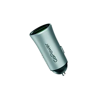 Автомобильное З/У GoPower GPC07U 2USB серый (1/200)