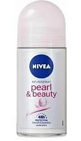 Дезодорант женский Nivea Жемчужная красота Deo роликовый 50мл ENG (1/30)