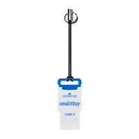 Картридер Smartbuy 707 USB2.0 microSD синий (1/20)