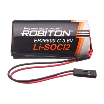 Батарейка ROBITON ER26500-DP С с коннектором PH1 (1/10/200)