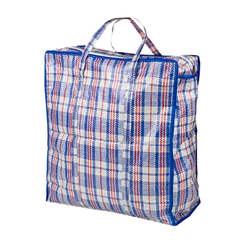 Сумка на молнии "Клетка" Рыжий кот  50х45х20см (1/12/240)