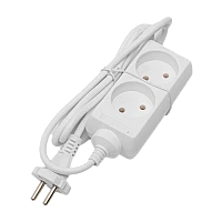 Удлинитель Volsten 2р.Б/З 10A 1.5м ПВС 2x0.75мм² IP20 белый (1/50)