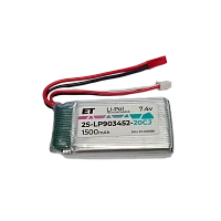 Аккумулятор ET 2S-LP903452-20CJ Li-Pol, 7.4V, 1500mAh (1/100)
