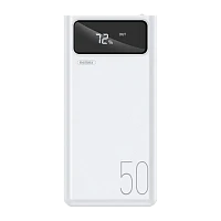 Внешний аккумулятор Remax RPP-162 50000mAh 2.0A 4USB/Lightning/Type-C белый (1/18)