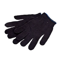 Перчатки Рыжий кот ХБ 1 пара черный (1/10/200)