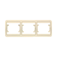 Рамка Makel Mimoza 3пост. кремовый 32013 (1/20)