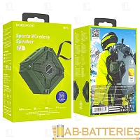 Портативная колонка Borofone BP6 bluetooth 5.0 microSD зеленый (1/40)