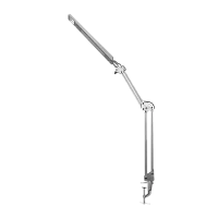 Светильник настольный Camelion KD-821 8W 230V струбцина 2 ур.ярк серебряный (1/12)