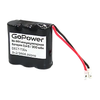 Аккумулятор для радиотелефонов GoPower T314 PC1 NI-MH 300mAh (1/15/300)