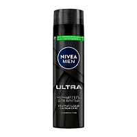 Гель для бритья Nivea ULTRA с активным углем 200мл (1/12)