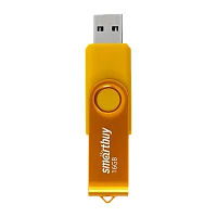 Флеш-накопитель Smartbuy Twist 16GB USB2.0 пластик желтый