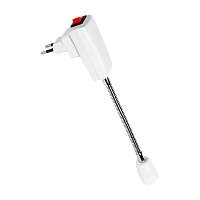 Переходник Smartbuy вилка-патрон Е14 гибкий 150мм с выключателем белый