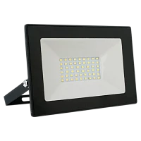 Прожектор светодиодный Ultraflash LFL-1001 10W 230V IP65 6500К холодный черный (1/30)