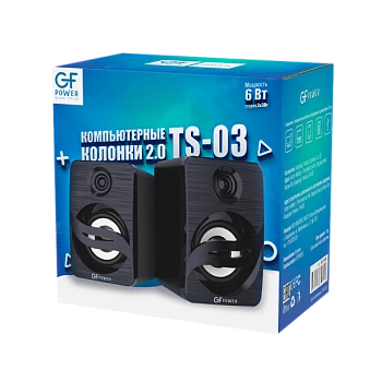 Колонки GFPower TS-03 6W черный (1/50)