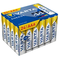 Батарейка Varta ENERGY LR03 AAA CUBE Pack24 Alkaline 1.5V (4103) (24/384)
