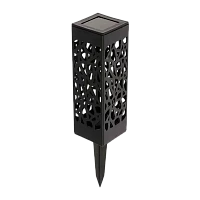 Светильник садово-парковый Космос 0.6W LED IP44 штырь солнечная батарея черный (1/24)