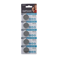 Батарейка GoPower CR2016 BL5 Lithium 3V (5/100/2000)
