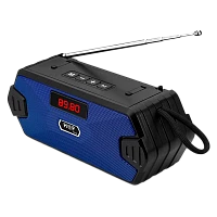 Радиоприемник HOF HF-F216 5W пластик microSD USB/Jack3.5 синий (1/80) 
